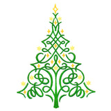 Modern Swirls Christmas Tree