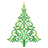 Modern Swirls Christmas Tree