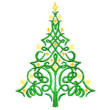 Modern Swirls Christmas Tree