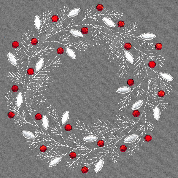 Merry and Bright Christmas Wreath