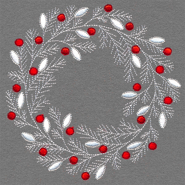 Merry and Bright Christmas Wreath