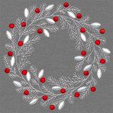Merry and Bright Christmas Wreath