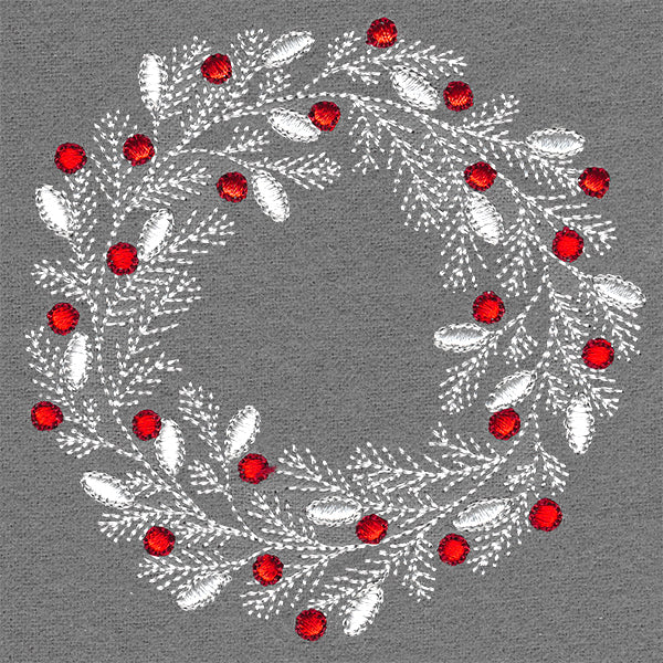Merry and Bright Christmas Wreath