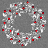 Merry and Bright Christmas Wreath