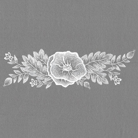 Elegance in Bloom Border