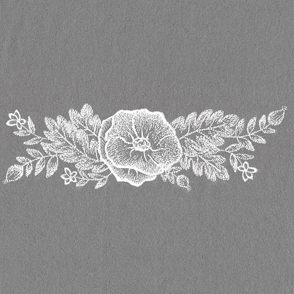 Elegance in Bloom Border