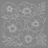 Pretty Petals Quilting Square -  Anemones (Double Run)