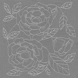 Pretty Petals Quilting Square - Roses (Double Run)