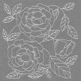 Pretty Petals Quilting Square - Roses (Double Run)