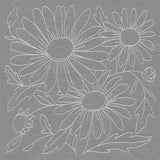 Pretty Petals Quilting Square - Daisies (Double Run)