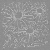 Pretty Petals Quilting Square - Daisies (Double Run)