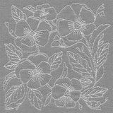Pretty Petals Quilting Square - Pansies (Double Run)