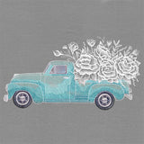 Delicate Blooms Retro Truck