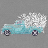 Delicate Blooms Retro Truck