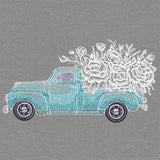 Delicate Blooms Retro Truck