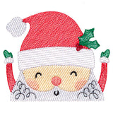 Jolly Santa Pocket Peeker
