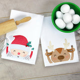 Happy Reindeer Pocket Peeker