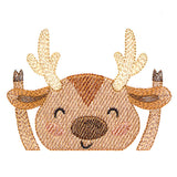 Happy Reindeer Pocket Peeker