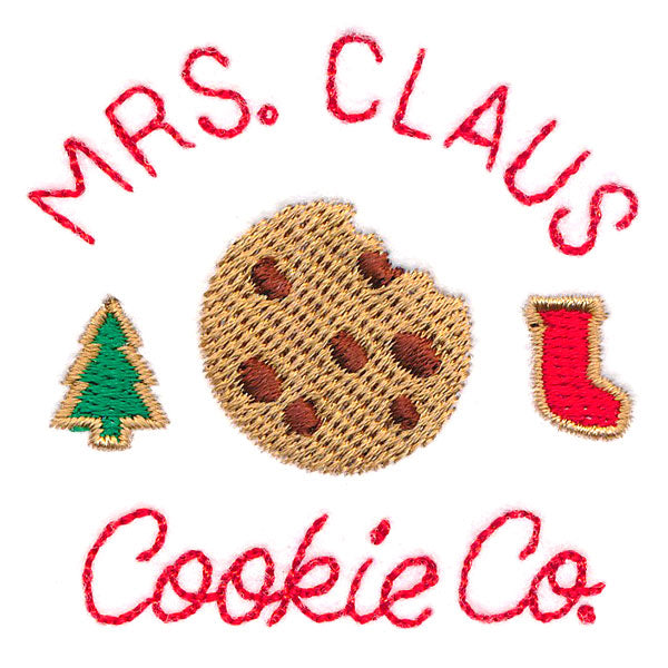 Mrs. Claus Cookie Co. Jar Topper