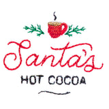 Santa's Hot Cocoa Jar Topper