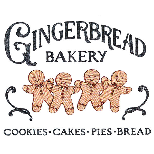 Gingerbread Bakery Market Sign