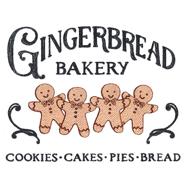 Gingerbread Bakery Market Sign