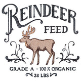Reindeer Feed Market Sign