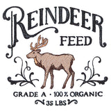 Reindeer Feed Market Sign
