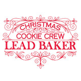 Christmas Cookie Crew Lead Baker Sign