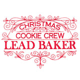 Christmas Cookie Crew Lead Baker Sign