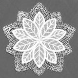 Blossoming Poinsettia Doily (Battenburg Lace)