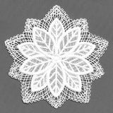 Blossoming Poinsettia Doily (Battenburg Lace)