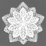 Blossoming Poinsettia Doily (Battenburg Lace)