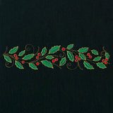 Glistening Holly and Berries Border