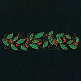 Glistening Holly and Berries Border