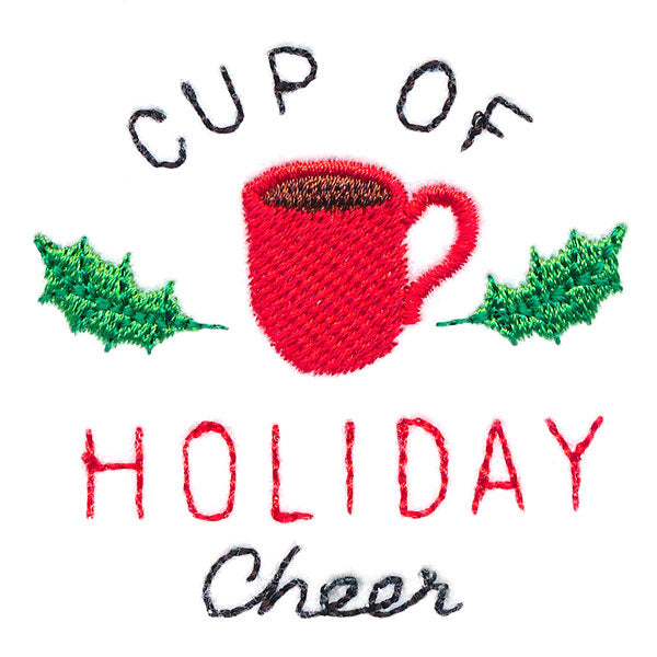 Cup of Holiday Cheer Jar Topper
