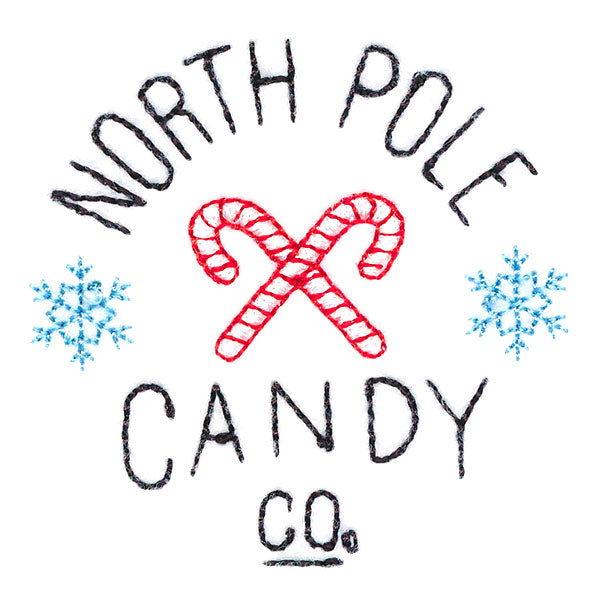 North Pole Candy Co. Jar Topper