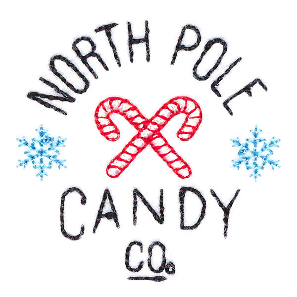 North Pole Candy Co. Jar Topper