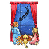 Magical Christmas Window Scene