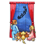 Magical Christmas Window Scene