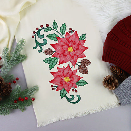 Festive Poinsettia Bouquet