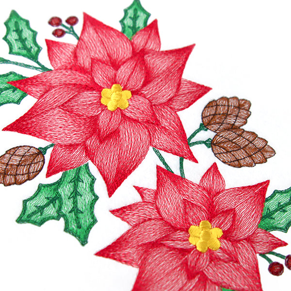 Festive Poinsettia Bouquet