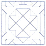 Cozy Christmas Quilting Square - Ornament (Double Run)