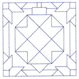 Cozy Christmas Quilting Square - Ornament (Double Run)