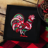 Country Christmas Rooster