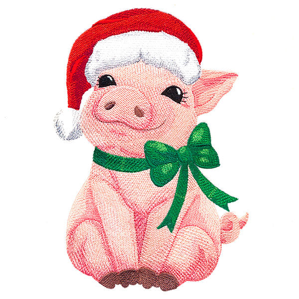 Precious Christmas Piglet
