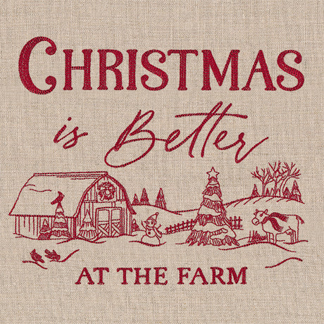 Christmas Is Better On The Farm Market Sign