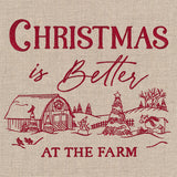 Christmas Is Better On The Farm Market Sign