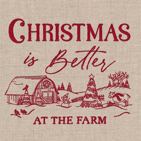 Christmas Is Better On The Farm Market Sign
