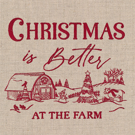 Christmas Is Better On The Farm Market Sign